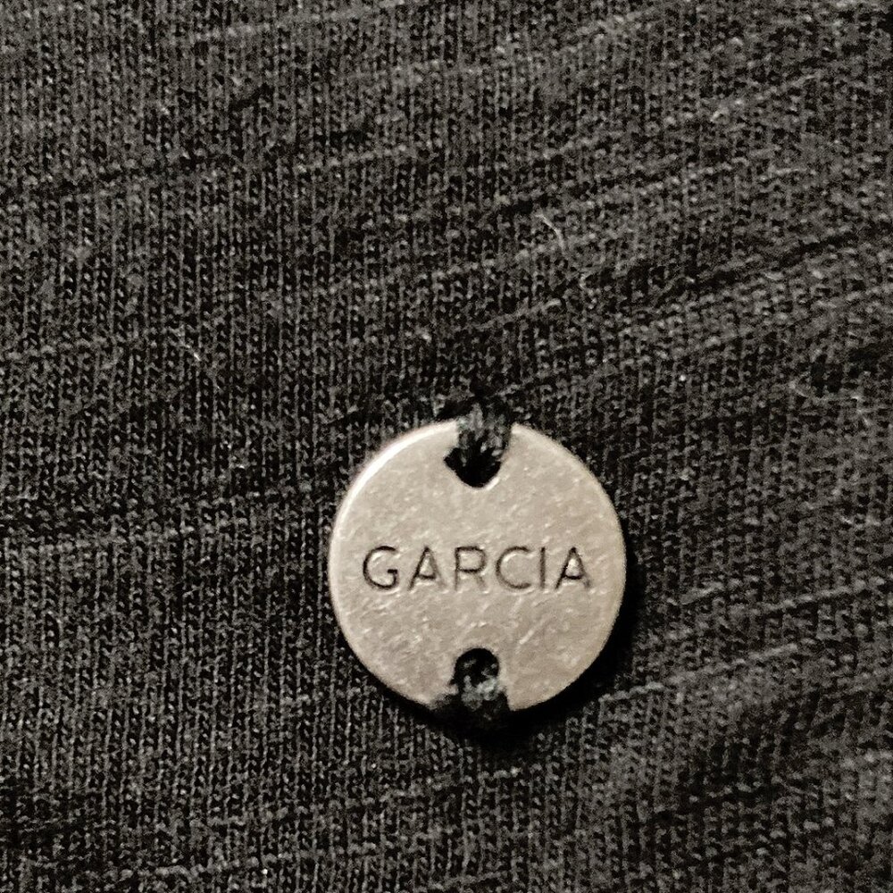 GARCIA Always & Forever sparkly graphic font black t-shirt ~  MEDIUM LARGE tee - Picture 11 of 14